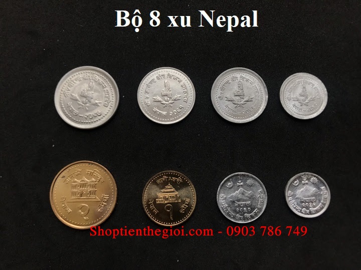Bộ 8 xu Nepal  -  SP005186